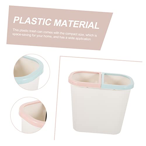 Basurero de Cocina Blanco Pequeño Alipis con Compartimentos miniatura 4