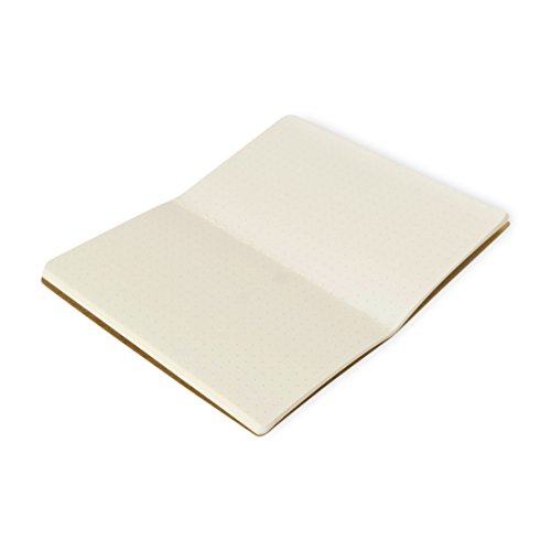 Travel Journal, Dotted Pocket Notebook, Kraft Brown Soft Cover, 3.5 x 5.5 in. - SuperiorMaker (3 Pack) - Thumbnail 4