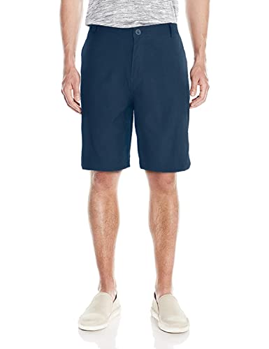 Men’s Hybrid Shorts Chino Golf Athletic Casual Quick Dry 21’’ Solid Amphibian Walk Boardshort Navy 40 #TOP4