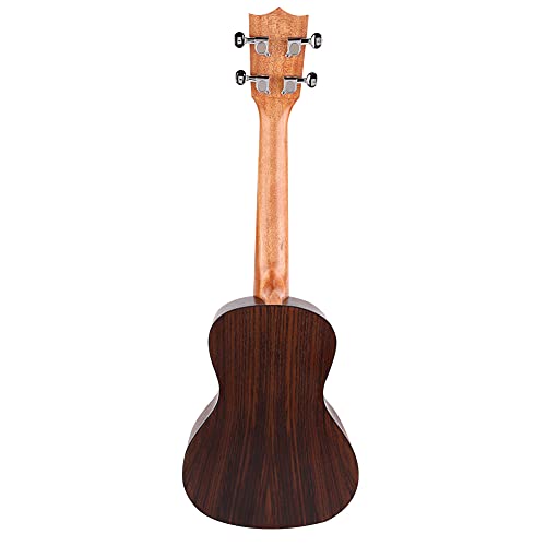 PBOHUZ Ukulélé -23in Acajou épicéa Bois ukulélé 4 Cordes Hawaii Guitare accordeur Choix Sangle Ensemble - Les Beatles, Paul McCartney, John Lennon, RIngo Starr, George Harrison PBOHUZ Ukulélé -23in Acajou épicéa Bois ukulélé 4 Cordes Hawaii Guitare accordeur Choix Sangle Ensemble – Image 4