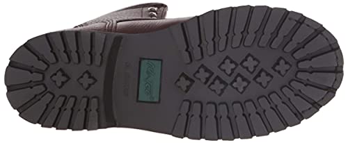 Ad Tec Men's 8In Heavy Duty Waterproof Grain Tumbled Leather Work Boots, Brown - Pu Outsole, Removable Eva Cushioned Insole #TOP5