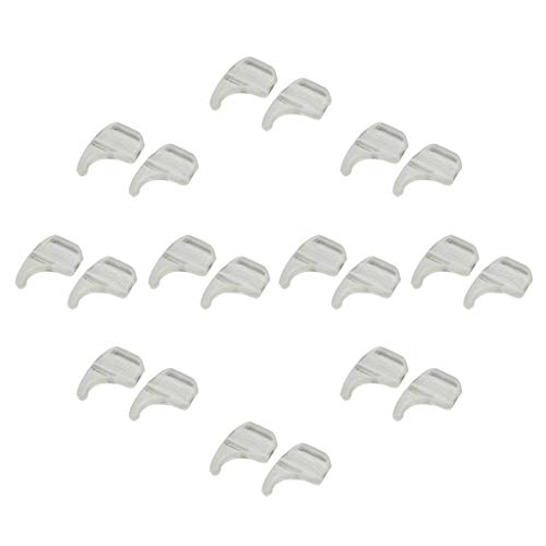Tongina 20pcs Esportes óculos Templo óculos óculos Ponta Gancho De Orelha Anti Derrapante Rack - Bra