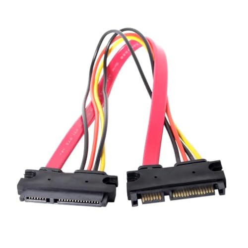 Cable Extensión SATA 3 III 0.3 m Rojo
