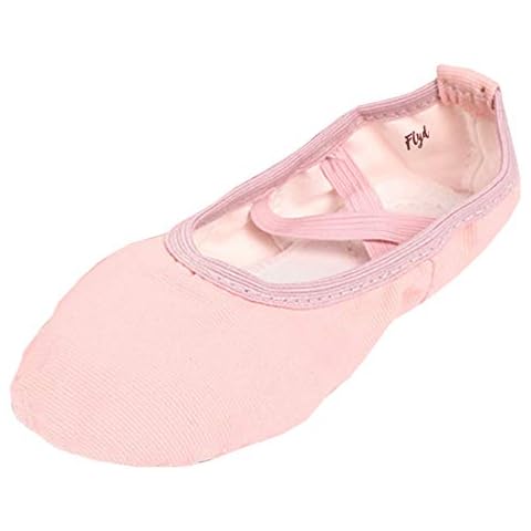 Zapatillas de Ballet Canvas Suela Partida Rosa Cover