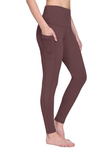 Image of baleaf Women's Fleece Lined Leggings, High Waisted | Thermal Warm Winter Tights, Thick Yoga Pants, Cold Weather, with Pockets