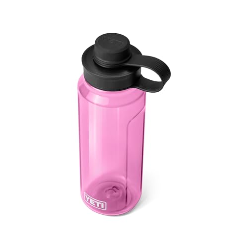 Image of YETI Yonder Water Bottle with Yonder Tether Cap, Lightweight, Leakproof and BPA-Free