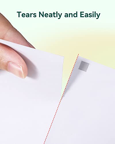 Thermal Printing Paper 8.5X11 - Colorwing Continuous Folding Paper Compatible For Hprt Mt800 Mt800Q Phomemo M08F And Brother Pj762 Pj763Mfi Portable Printers, Us Letter Size (100 Sheets) #TOP4