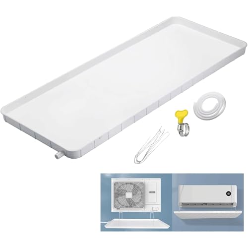 JBKNAN Bandeja coletora de condensação tubo de drenagem, ar condicionado móvel bandeja de plástico, bandeja de condensação kit para ar condicionado (5 m - Water Pipe)