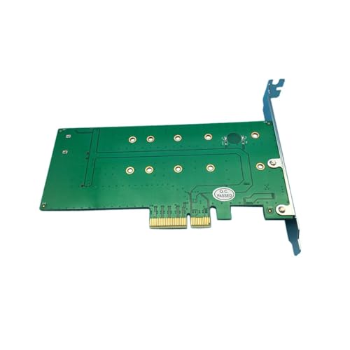 Image of Pi+(PiPlus) PCIe x4 to NGFF (PCIe) SSD + SATA to NGFF (SATA) Card (3.3V, 12V) 1B1M