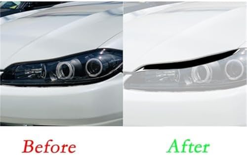 Sourcils de phares pour Nissan 200Sx S15 1999-2002 en ABS style paupières de voiture 1 paire - 6