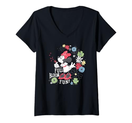 Minnie Mouse Full Bloom Fun t-shirt femme Disney motif fleurs botanical garden