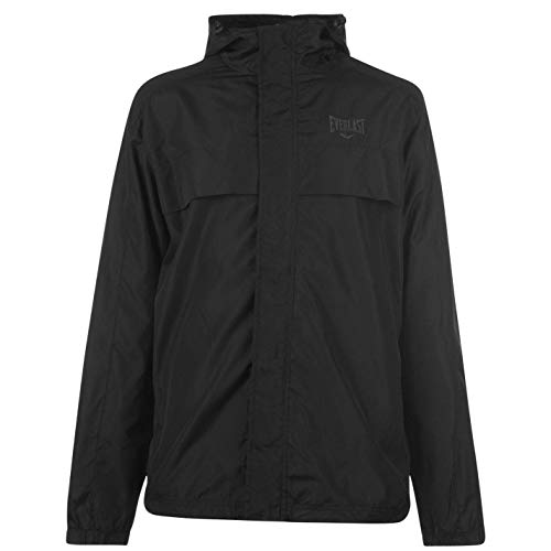 Everlast - Chaqueta impermeable para hombre (Softshell) Negro XL