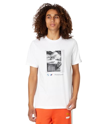 T-shirt PUMA BMW décontracté style sport auto pour les passionnés
