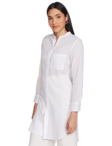 Image of Marks & Spencer Women's Cover Up Kurta (T52 7384 White M)
