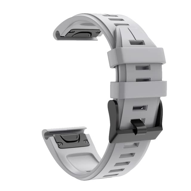 Correa de silicona de 26mm para Garmin Tactix Delta con acabado ágata premium