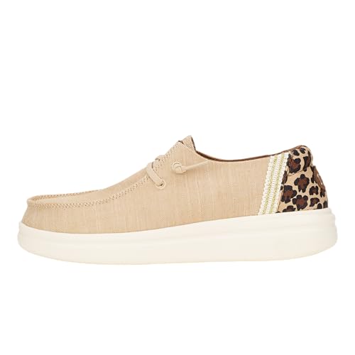 Image of HEYDUDE Wendy Rise Animal, Women's Shoes, Women's Slip-on Loafers, Comfortable & Light-Weight