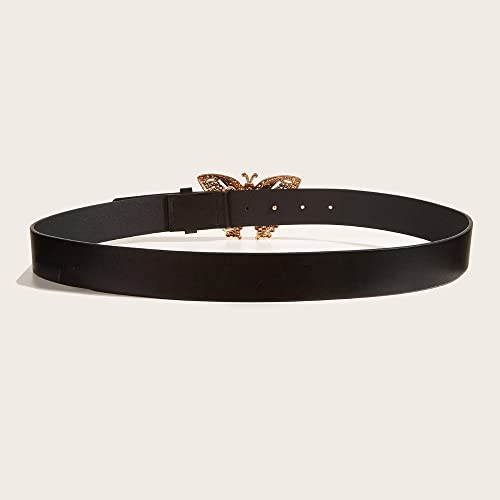 Fairy Grunge Leather Belts Y2K Women Butterfly Fairycore Punk Goth Buckle Grommet Waist Belt Trendy Accessories4