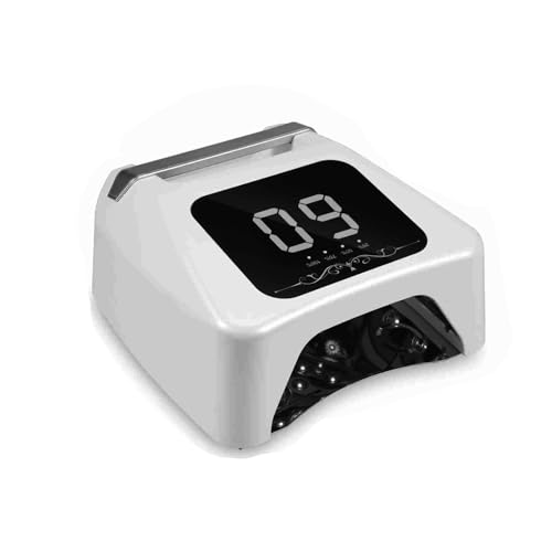 Layhou 72 W UV-LED-Nagellampe, schnell trocknender Gel-Nageltrockner mit 4 Timer-Einstellungen, intelligenter IR-Sensor, Nagel-UV-Licht für Gel-Nagellack, Gel-Härtungslampe für Zehennägel, kompatibel