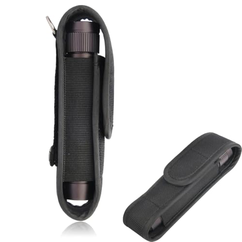 JEYORZY 1 Pieza Funda de Nailon para Linterna táctica,Bolsa Universal Colgante para...