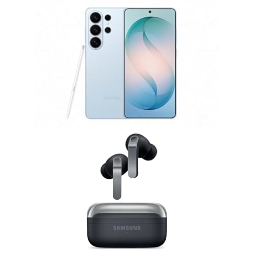 Image of Samsung Galaxy S26 Ultra, Unlocked Android Smartphone + Buds4 Pro, 256GB, Privacy Display, Galaxy AI, AI Camera, Super Fast Charging 3.0, Durable Battery, 2026, Sky Blue