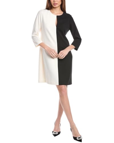 Anne Klein Women's Three Quarter SLV Shift with Keyhole