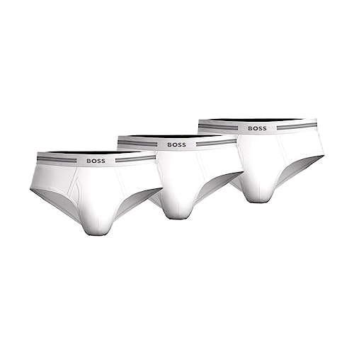 BOSS Men's Classic Cotton Briefs 3 Pack