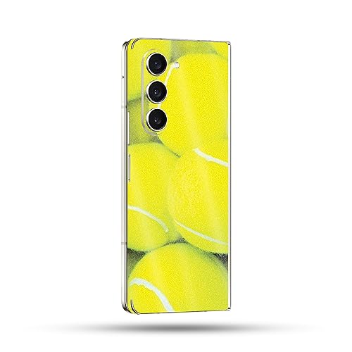 Image of MightySkins Glossy Glitter Skin Compatible with Samsung Galaxy Z Fold 5 Full Wrap - Tennis is Life | Protective, Durable High-Gloss Glitter Finish | Easy to Apply & Change Styles | Made in The USA
