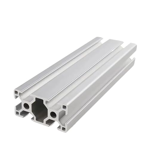 Profilé aluminium 3060 anodisé argent à rainure en T longueur 500mm standard européen