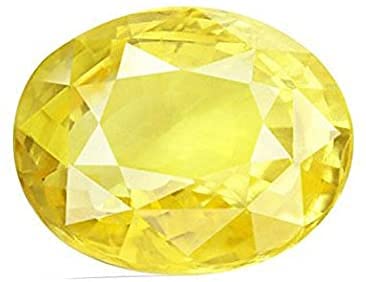 Saphir jaune non chauffé 10 carats pierre précieuse Pukhraj Sri Lanka
