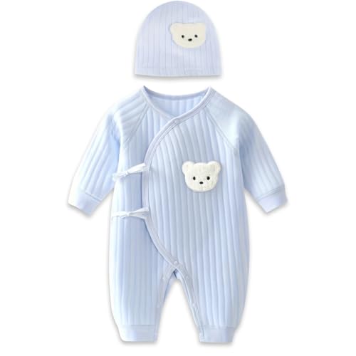 1 Pack Baby Bodysuit, 3-6 Months Neugeborenes Baby warme Baumwolle Bodysuit...