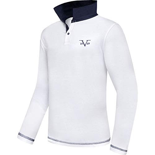 Versace 1969 Abbigliamento Sportivo SRL 19V69 Langarm Poloshirt V119 by...