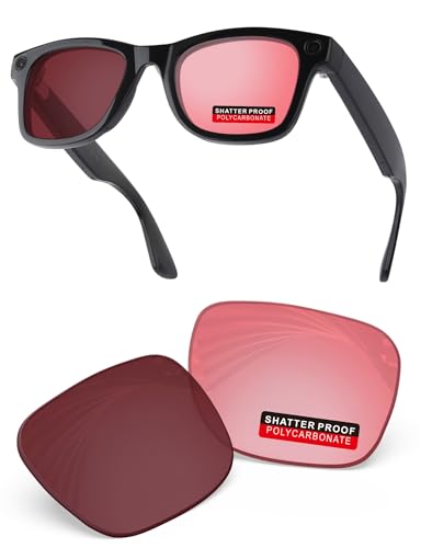 Image of PRO+ Polycarbonate Replacement Lenses Compatible with Ray-Ban Meta Wayfarer RW4006 & Gen 2 RW4012 50mm Sunglasses