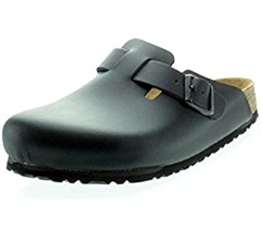 靴 BIRKENSTOCK BOSTON 26cm 40 Birkenstock Boston Super Grip Leather Clog - Narrow Width