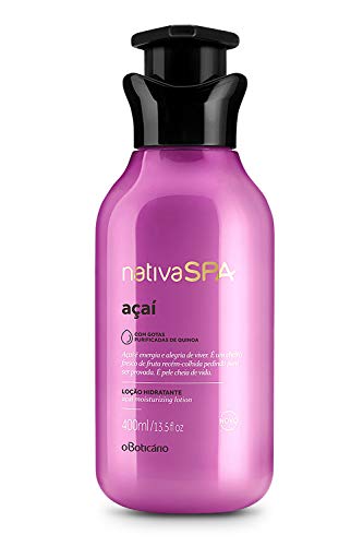 Amazon.com : Nativa SPA by O Boticário, Açaí Moisturizing Body Lotion |  Long-Lasting Hydration and Lightweight, Fragranced Moisturizer, 13.5 Ounce  : Beauty \u0026 Personal Care