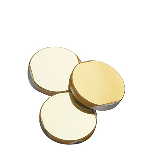 Diameter 20mm K9 CO2 Laser Reflection Mirror glassmaterial with Golden Coating for Laser Engraver Cutting Machine
