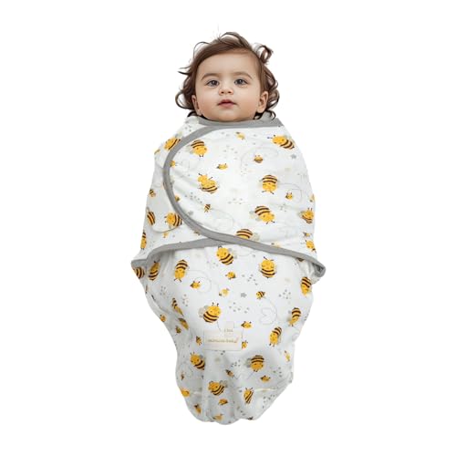 Image of Miracle Baby Swaddle Sack, 3-Pack 100% Cotton Sleep Swaddles Wrap Blankets for Newborns & Infants, Soft & Adjustable