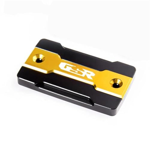 Tapa de depósito de freno delantero Suzuki GSR con acabado anodizado dorado de alta resistencia