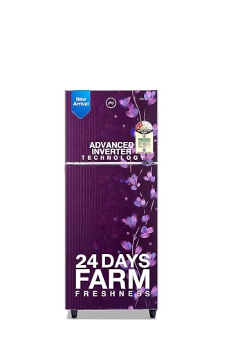 Image of Godrej 253 L 2 Star Farm Freshness Upto 24 Days Inverter Frost Free Double Door Refrigerator Appliance (Nano shield Technology, RT EONALPHA 270B 25 RI JD PR, Jade Purple)
