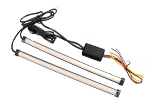 Clignotants moto bande LED 3 en 1 feux de freinage et jour