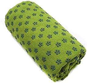 Non-Slip Yoga Mat Set - Sports, Fitness and Pilates Mat with Bottle, Microfibre Towel, Strap and Mat Holder - Exercise Mat Thick