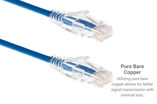 Cable Ethernet Cat6A 3ft Azul CablesAndKits miniatura 5