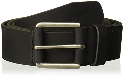 Timberland PRO Men's 40mm Workwear Leather Belt, Black/Pull Up, 38