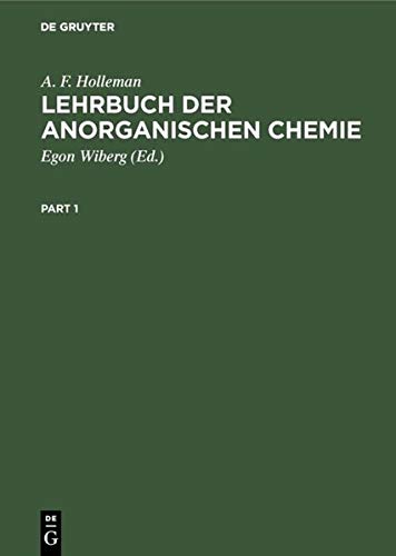 Lehrbuch der anorganischen Chemie Lehrbuch der anorganischen Chemie