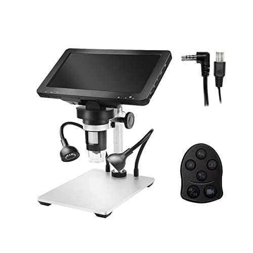 ラボ用顕微鏡アクセサリー 12mp 1200 x USB.電子7インチディスプレイ用デジタル顕微鏡8. 導いた拡大鏡線制御(DM9-Metal stents)