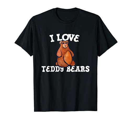 I love Teddy Bears cute Teddy Bear Collector T-Shirt, Black