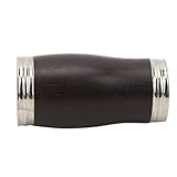 Klarinetten-Sektionsrohr, Schwarz + Silber Einstellbar Klarinettenfass Klarinetten-Lauf Profilrohr Ebenholz + Metall fur Erhöhen Sie die Luftdichtheit der Klarinette