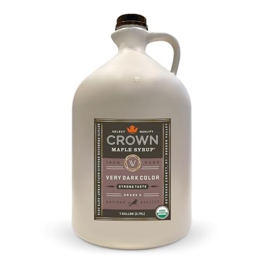 Organic Very Dark Maple Syrup Gallon