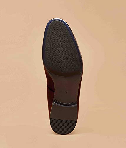Image of GIFENNSE Men's Dress Shoes Slip-On Loafers Leather Formal Shoes