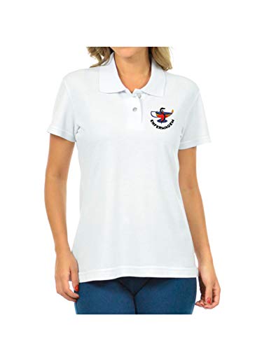 Camisa Polo Feminina Simbolo Lampada Enfermagem Bordado