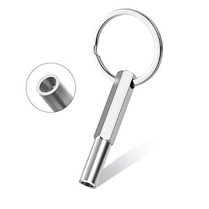 AIEVE Ovale kopsleutel met sleutelring ovalen kop ovalen kopbit ovaal reparatie gereedschap compatibel met Jura/Krups Siziliana/AEG koffieautomaten (om schroeven te verwijderen)